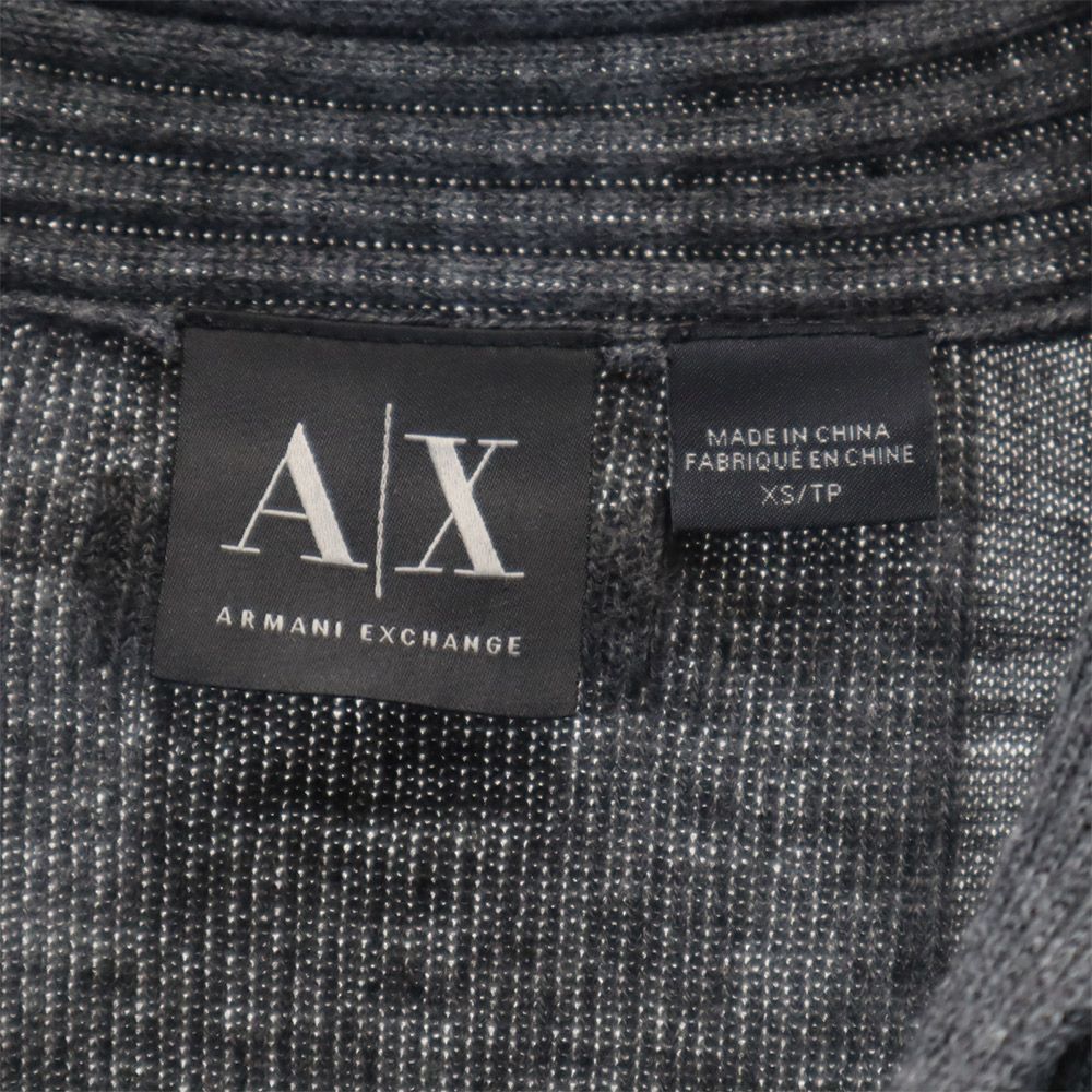 ARMANI EXCHANGE アルマーニエクスチェンジ ウールブレンド 長袖 セーター XS グレー ニット メンズ