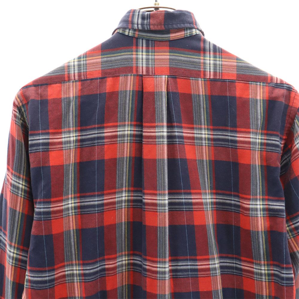 Polo by Ralph Lauren ポロバイラルフローレン 80s 緑タグ ヴィンテージ ボーイズ チェック柄 長袖 ボタンダウンシャツ 18 キッズ