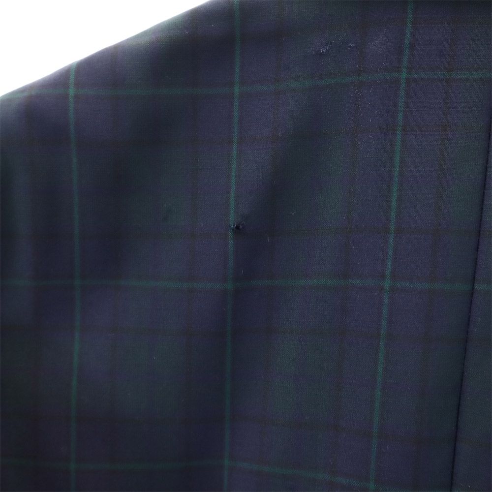 LANVIN ランバン 90s ウール オールド 長袖 テーラードジャケット ST48-55 ネイビー系 メンズ