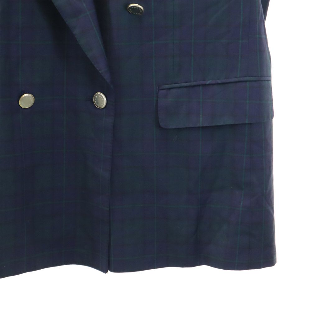 LANVIN ランバン 90s ウール オールド 長袖 テーラードジャケット ST48-55 ネイビー系 メンズ