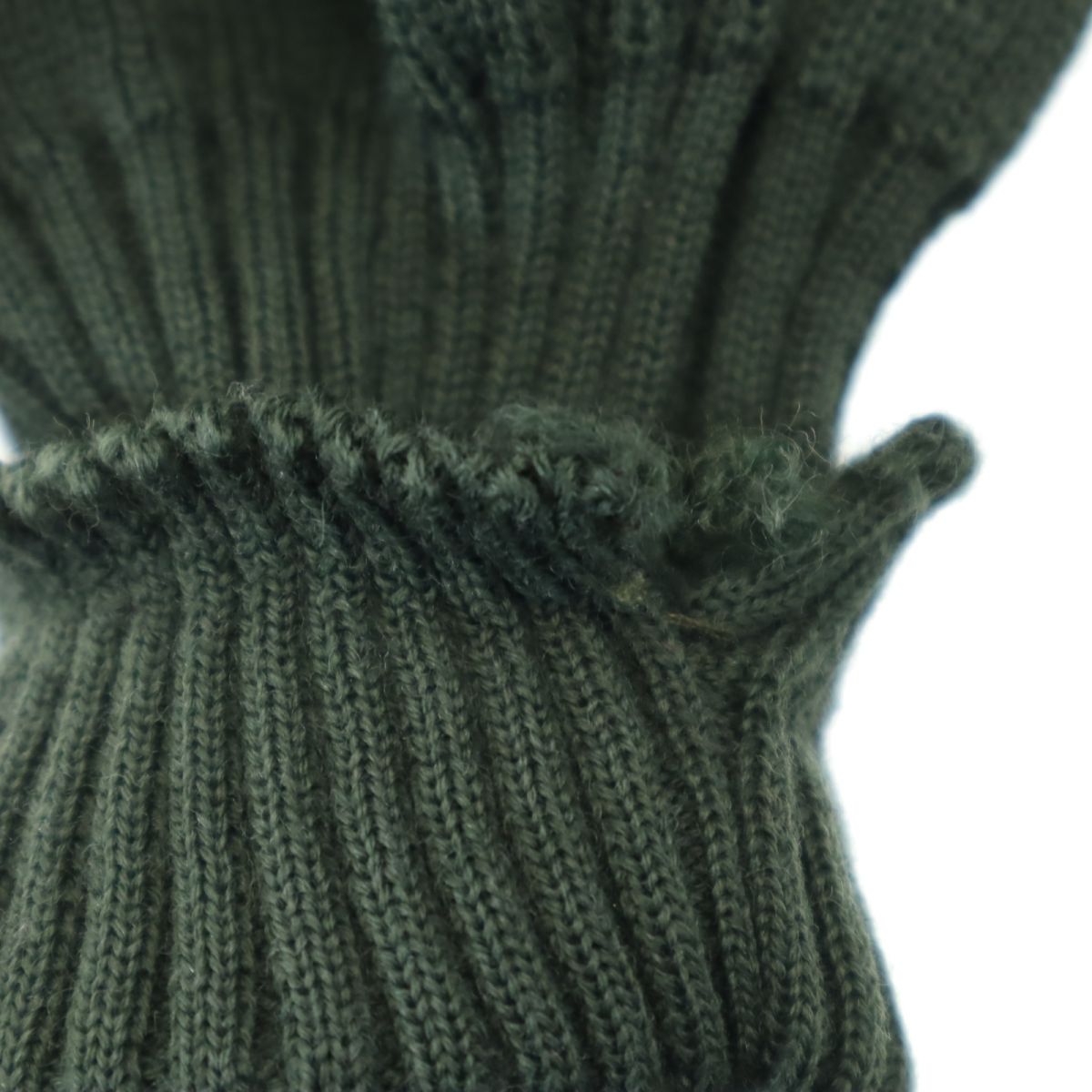 Burberrys バーバリーズ 90s イギリス製 オールド コンバットニット 長袖 エルボーパッチ セーター S カーキ系 ニット メンズ