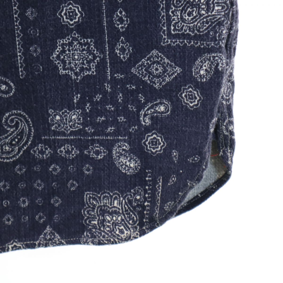 SUGAR CANE シュガーケーン 日本製 東洋エンタープライズ SC25565 ペイズリー 長袖 シャツ S ネイビー系 メンズ