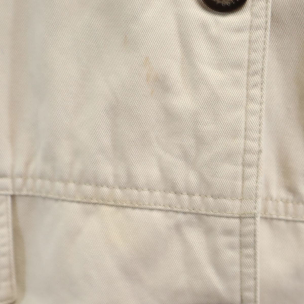 STJOHN’sBAY セントジョンズベイ 90s オールド ジャケット 2X アイボリー系×ブラウン ビッグサイズ コーデュロイ襟 メンズ