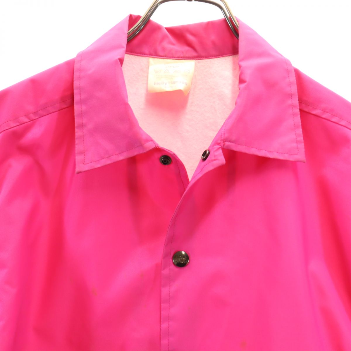 HELLY HANSEN ヘリーハンセン 80s ヴィンテージ ナイロン コーチジャケット L ピンク系 メンズ