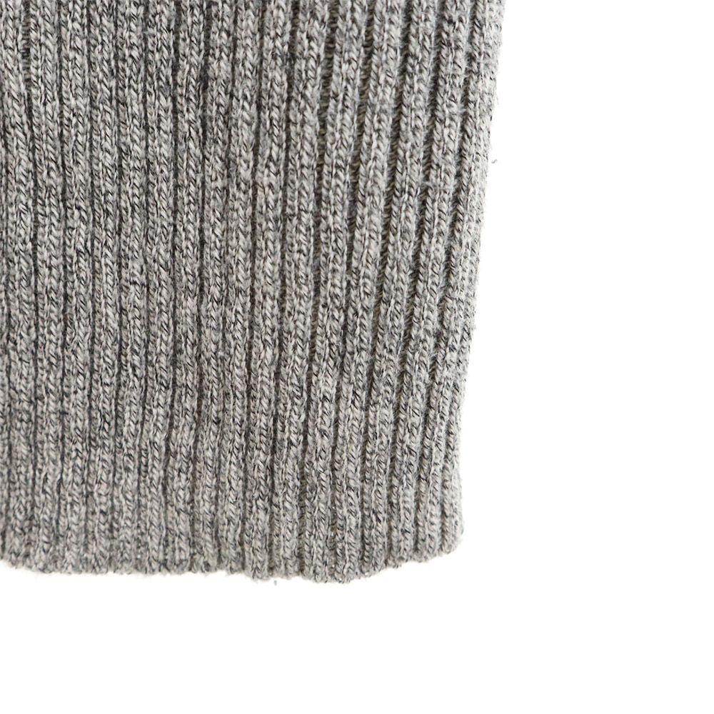 アニエスベー フランス製 長袖 リブ セーター グレー系 agnes b. レディース