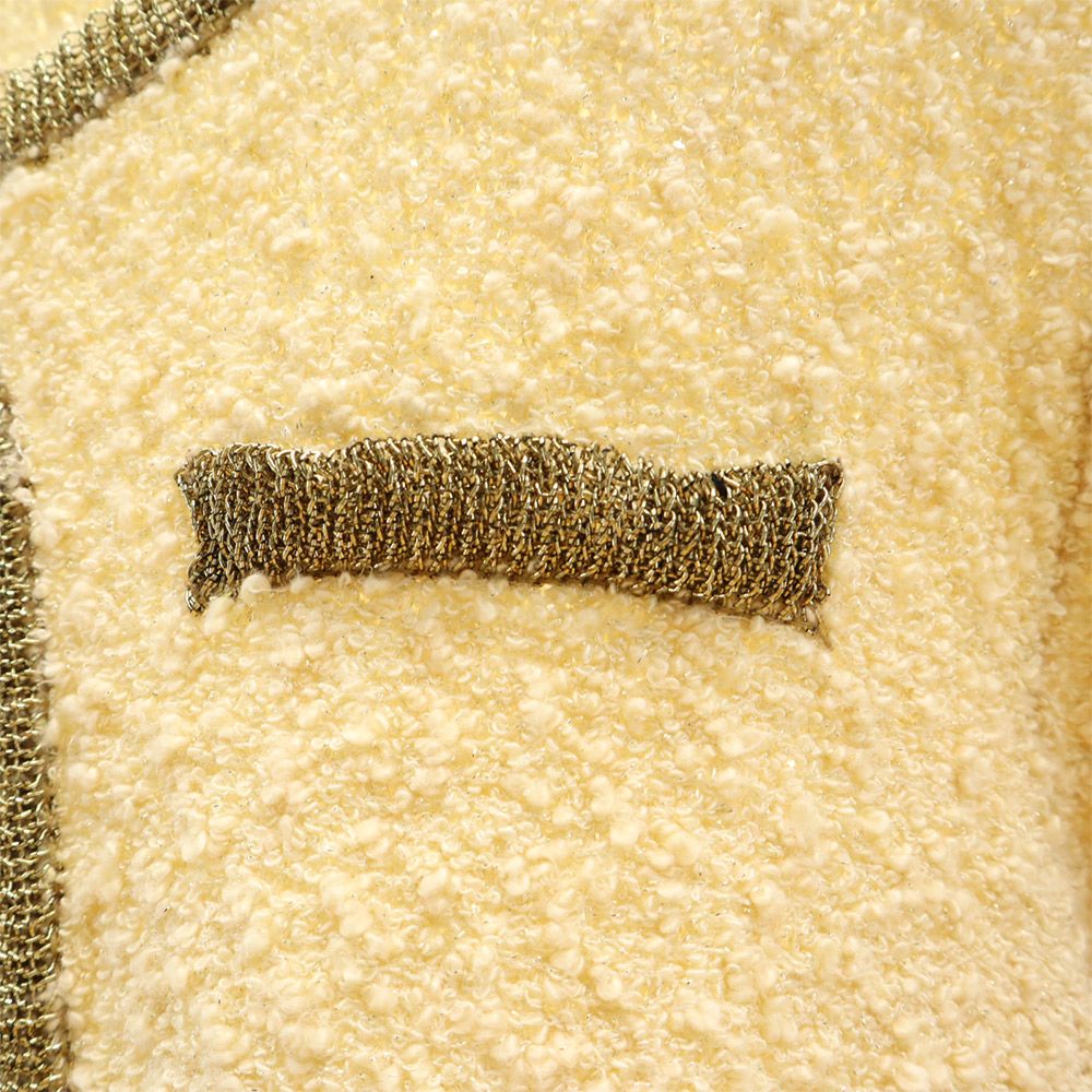 LANVIN en Bleu ランバンオンブルー 90s 日本製 長袖 ニット カーディガン 38 アイボリー系 オールド ヴィンテージ レディース