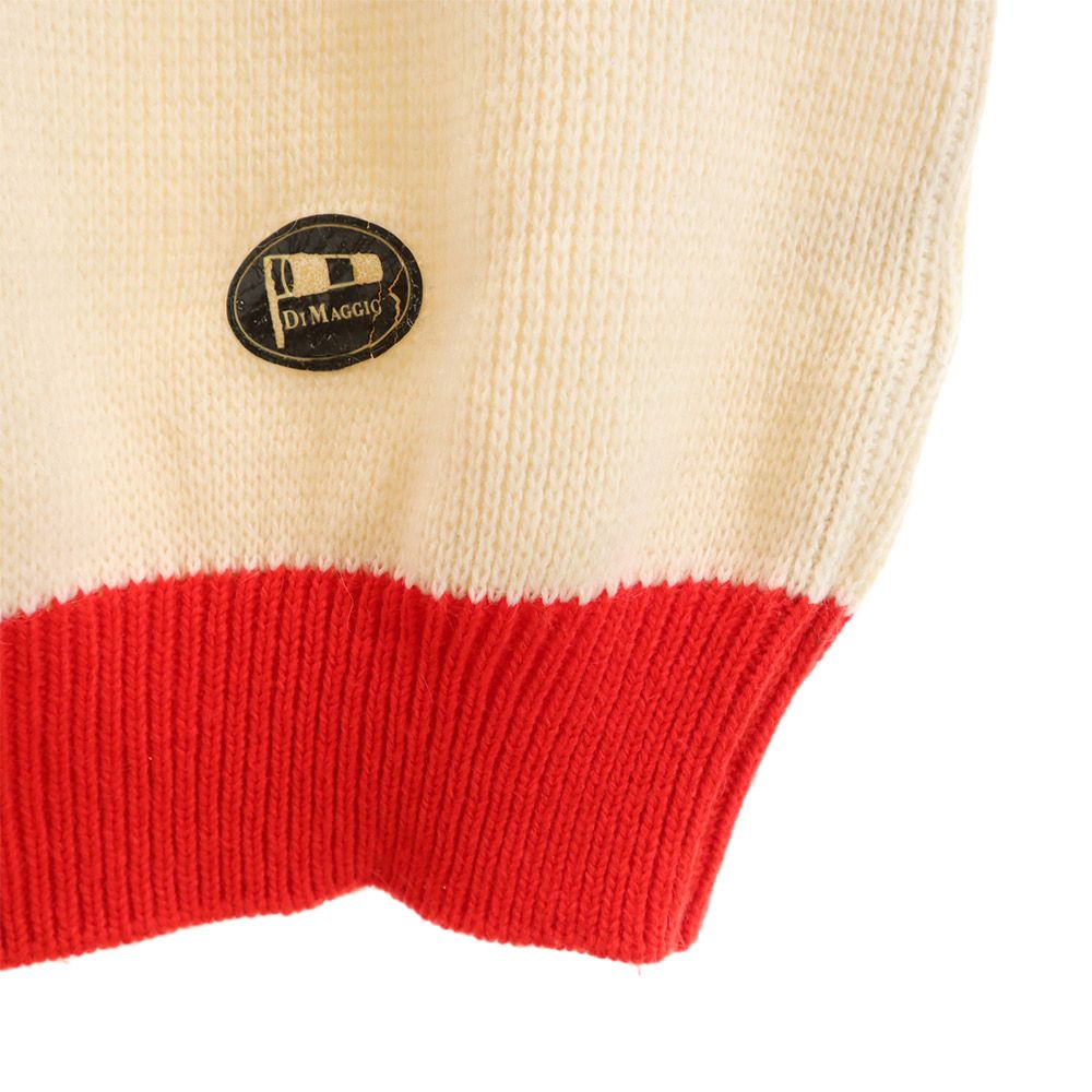 ディマジオ 90s 長袖 ハーフジップ セーター 3 DIMAGGIO ニット プルオーバー オールド ヴィンテージ メンズ