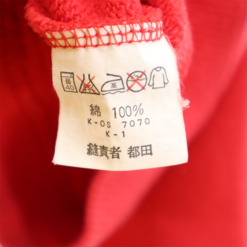 Mickey Family ミッキーファミリー 90s ミッキーマウス プリント 長袖 トレーナー レッド スウェット オールド ヴィンテージ メンズ