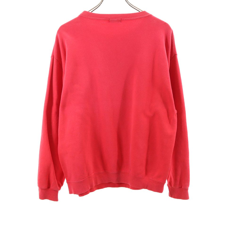 Mickey Family ミッキーファミリー 90s ミッキーマウス プリント 長袖 トレーナー レッド スウェット オールド ヴィンテージ メンズ