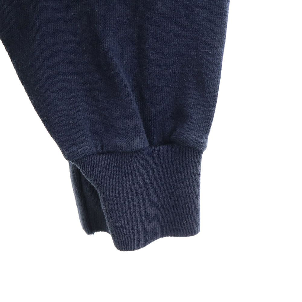 Champion チャンピオン 90s 後期 USA製 プリント 長袖 Tシャツ L ネイビー ロンT オールド ヴィンテージ メンズ