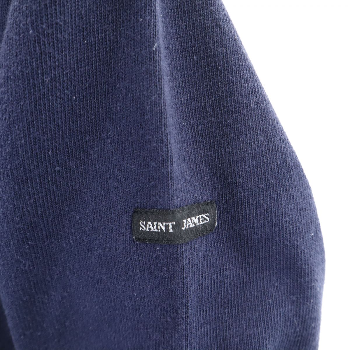 SAINT JAMES セントジェームス 長袖 ボートネック バスクシャツ XXS ネイビー系 ロンT レディース