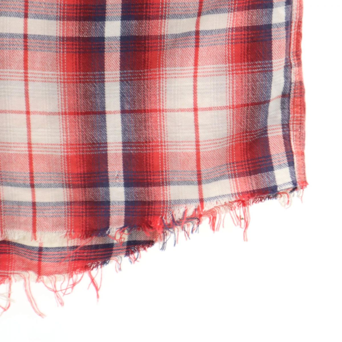 Levi's リーバイス 90s オールド チェック柄 長袖 ウエスタンシャツ S 赤系 メンズ