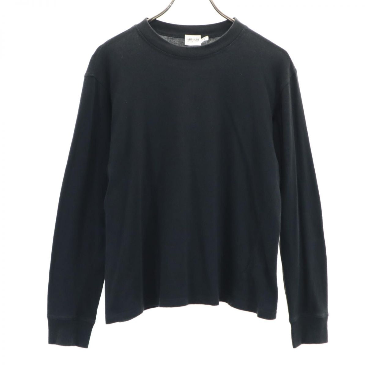 ARMANI COLLEZIONI アルマーニコレッツォーニ 長袖 Tシャツ S ブラック系 ロンT メンズ