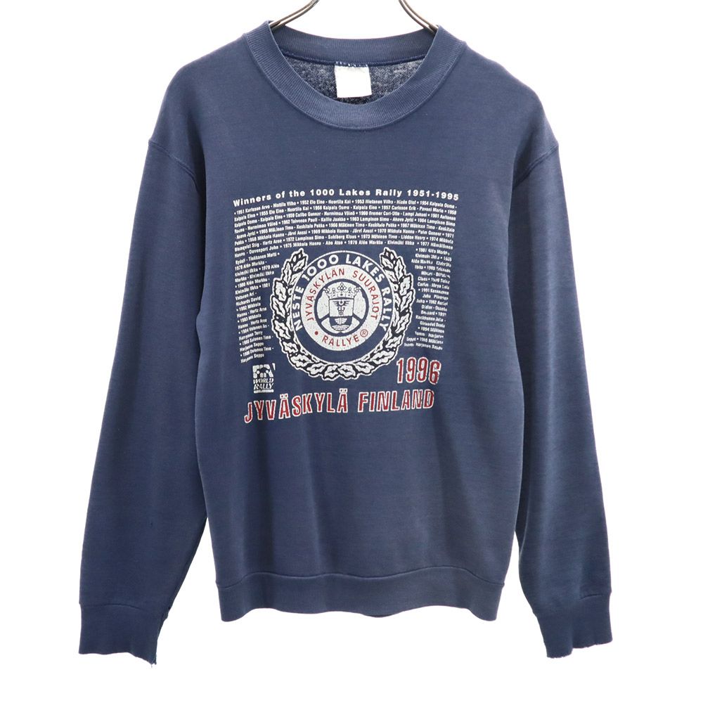 SCREEN STARS スクリーンスターズ 90s フルーツオブザルーム オールド 長袖 トレーナー S ネイビー系 FRUIT OF THE LOOM スウェット メンズ