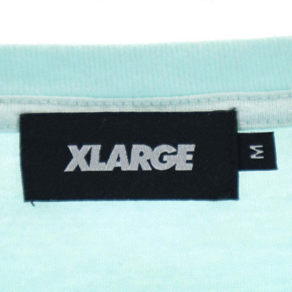 XLARGE エクストララージ 長袖 Tシャツ M ブルー系 ロンT メンズ