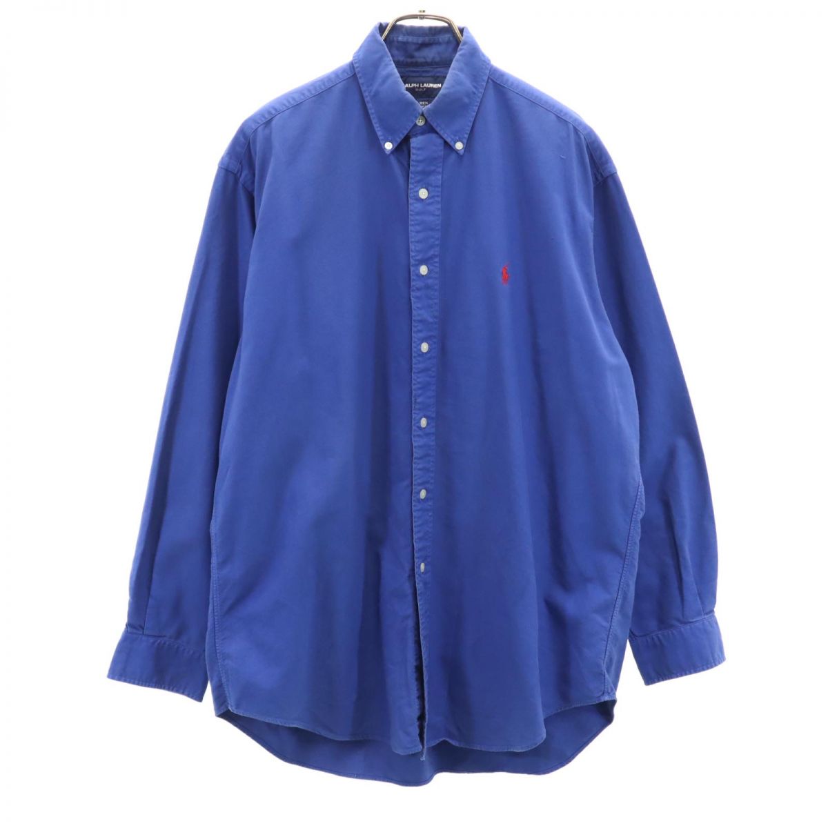 RALPH LAUREN GOLF ラルフローレンゴルフ ゴルフ 長袖 ボタンダウンシャツ M ブルー系 メンズ