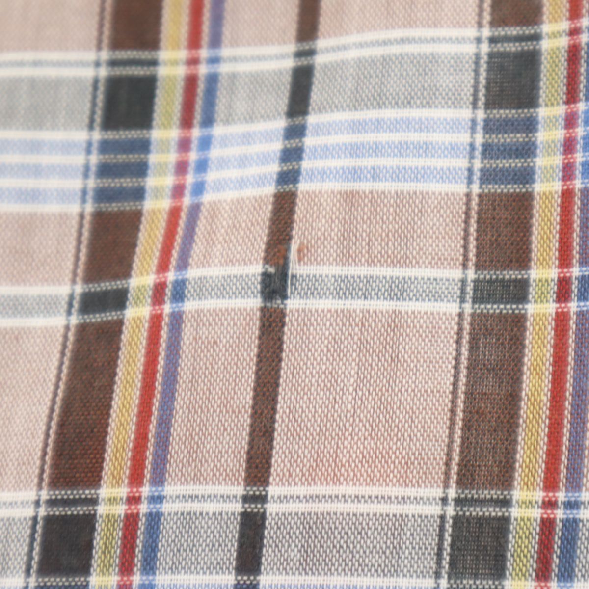 Levi's リーバイス 70s ヴィンテージ チェック柄 長袖 シャツ ブラウン系 メンズ