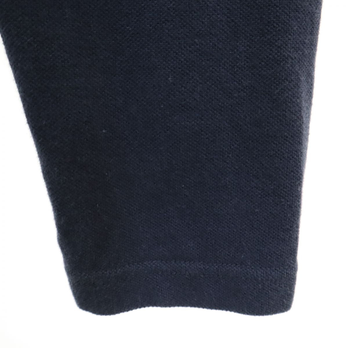 Jack Bunny!! ジャックバーニー ゴルフ 長袖 鹿の子 ポロシャツ 7 ネイビー系 PEARLY GATES メンズ