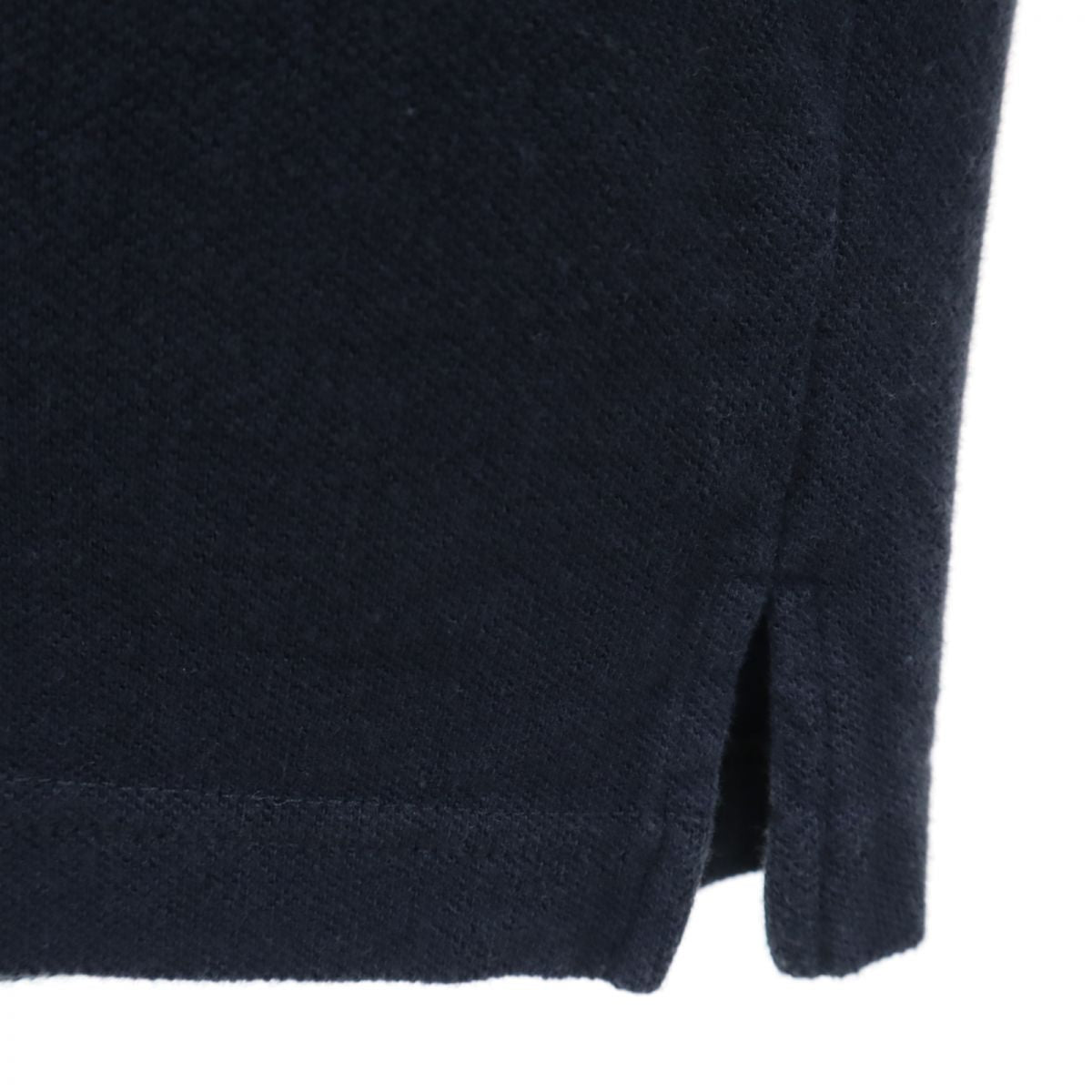 Jack Bunny!! ジャックバーニー ゴルフ 長袖 鹿の子 ポロシャツ 7 ネイビー系 PEARLY GATES メンズ