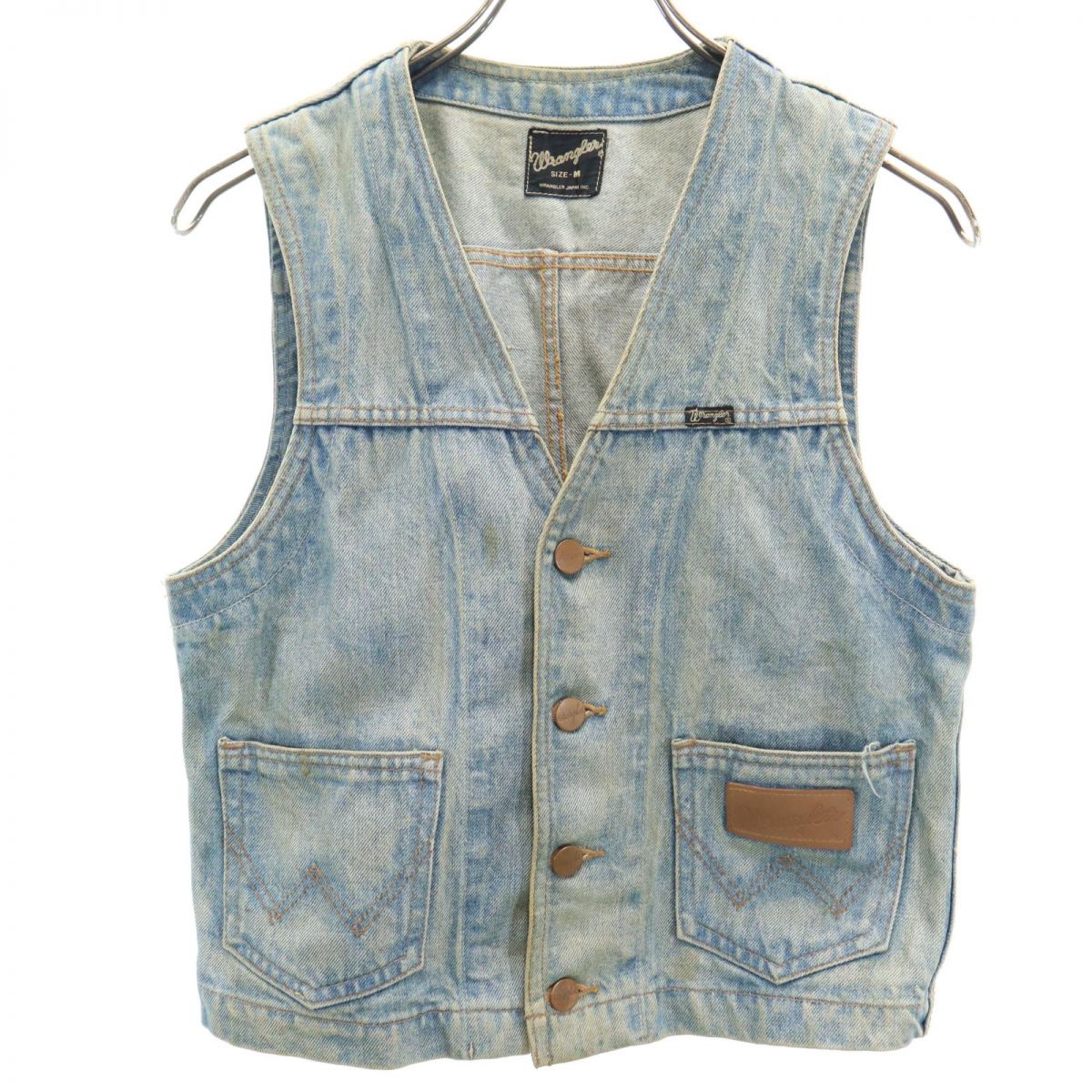 Wrangler ラングラー ベスト M ブルー系 メンズ