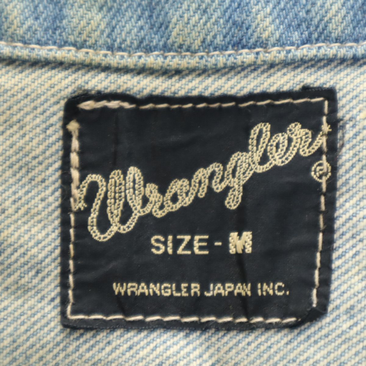 Wrangler ラングラー ベスト M ブルー系 メンズ