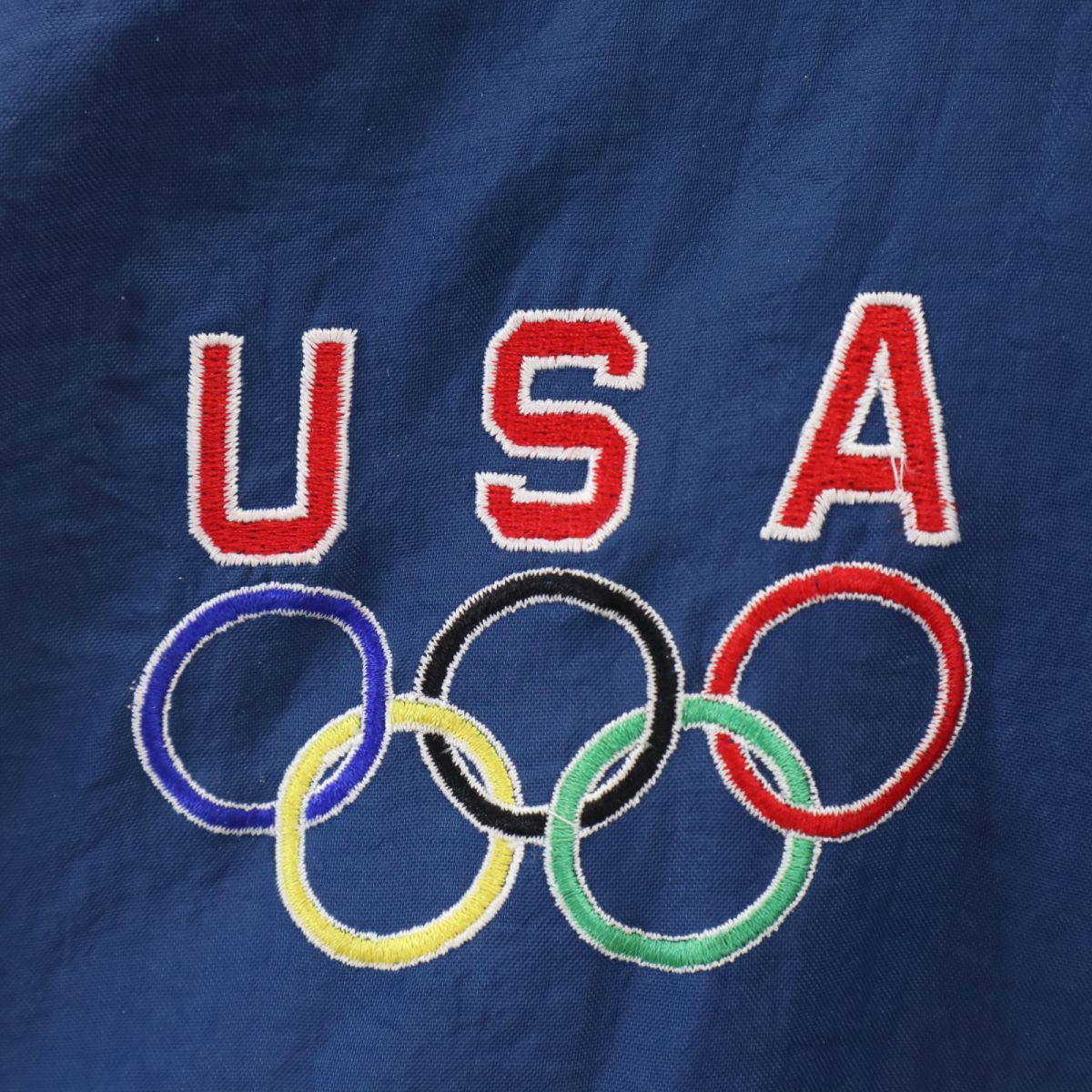 STARTER スターター 90s オールド オリンピック ナイロンジャケット XL ネイビー系 メンズ