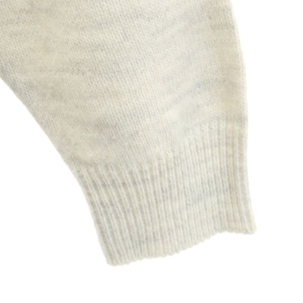 Billi 90s オールド イタリア製 長袖 ウールブレンド セーター 48 ホワイト系 ニット メンズ