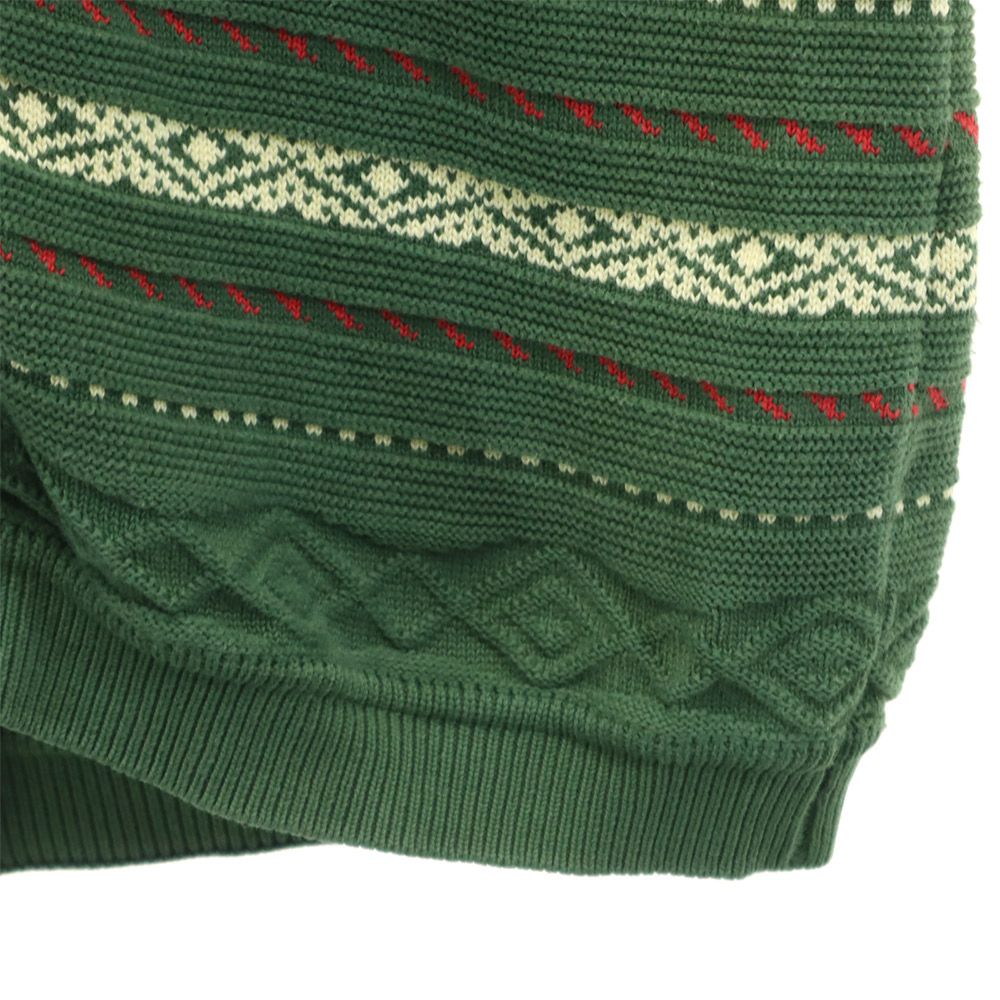 ICAP アイキャップ 90s イタリア製 オールド 長袖 カーディガン グリーン ニット メンズ