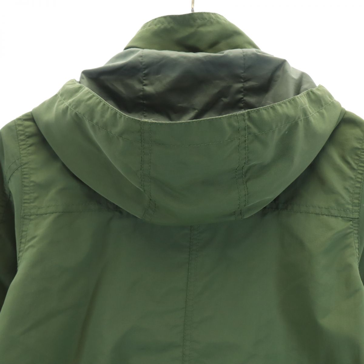 Miki house DOUBLE.B ミキハウスダブルビー ナイロンジャケット 150 グリーン フード キッズ