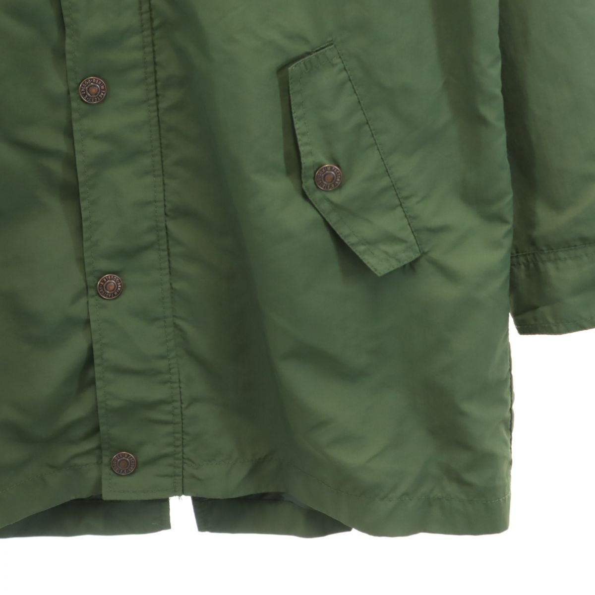 Miki house DOUBLE.B ミキハウスダブルビー ナイロンジャケット 150 グリーン フード キッズ