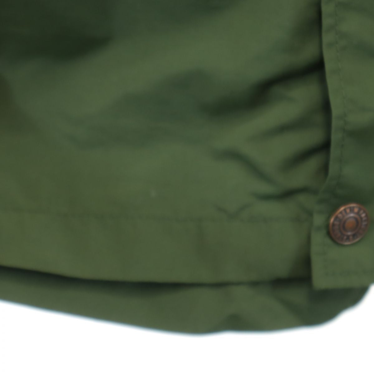 Miki house DOUBLE.B ミキハウスダブルビー ナイロンジャケット 150 グリーン フード キッズ