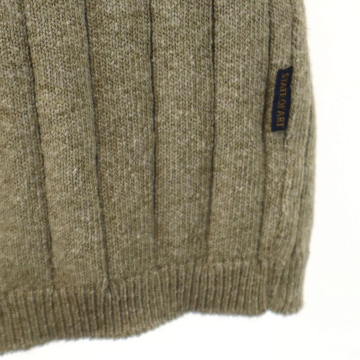 JAGUAR SPORTS ジャガースポーツ 90s イタリア製 オールド 長袖 Vネック セーター グリーン系 ニット メンズ