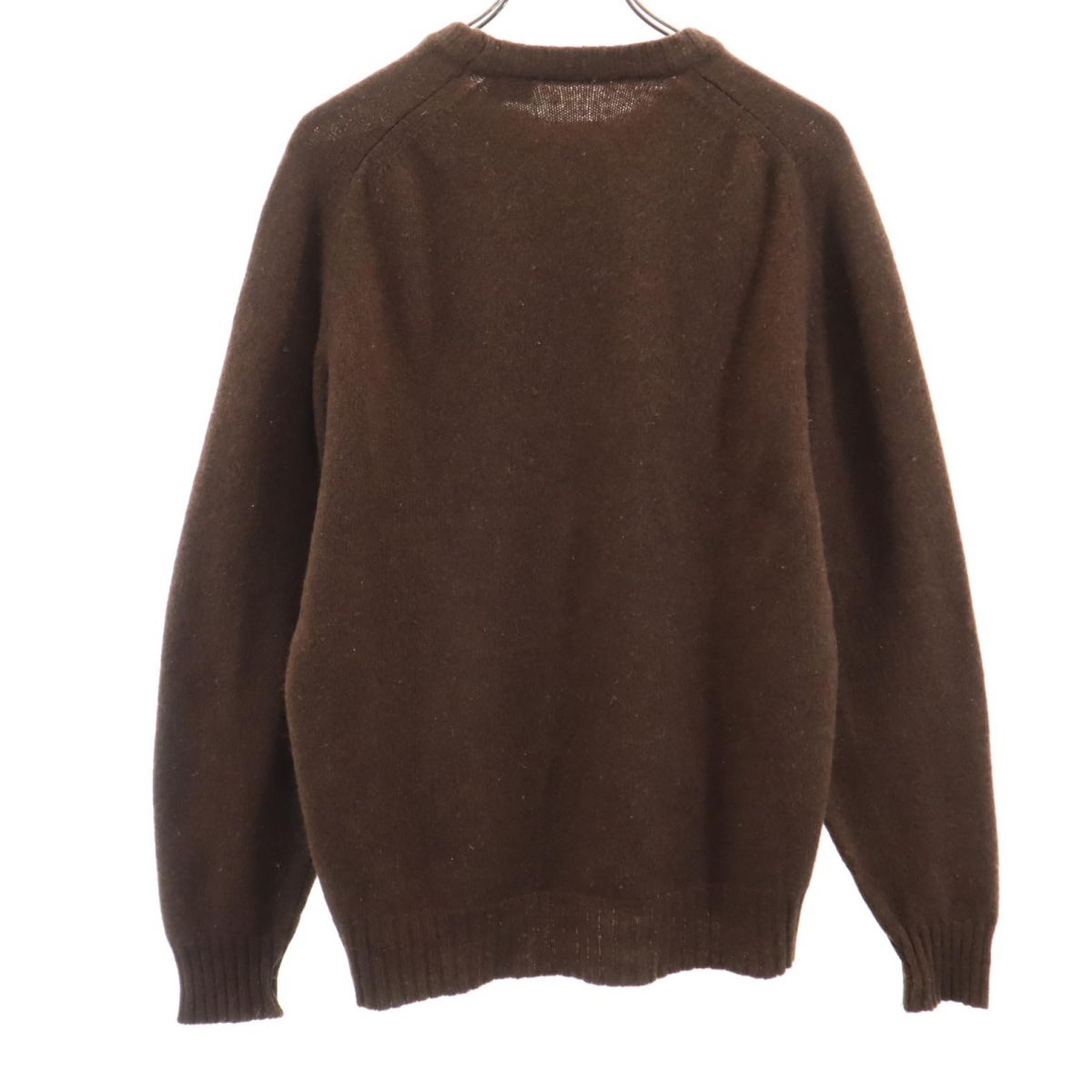 ウールブレンド 長袖 セーター ブラウン系 ニット メンズ
