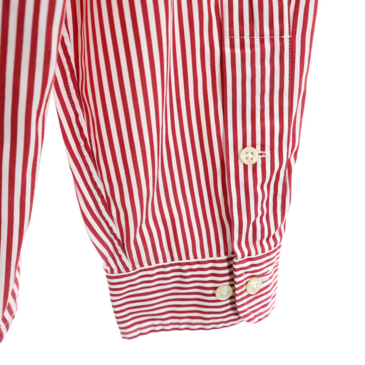 ラルフローレン オールド 長袖 ボタンダウンシャツ 15 2/1 レッド系 RALPH LAUREN メンズ