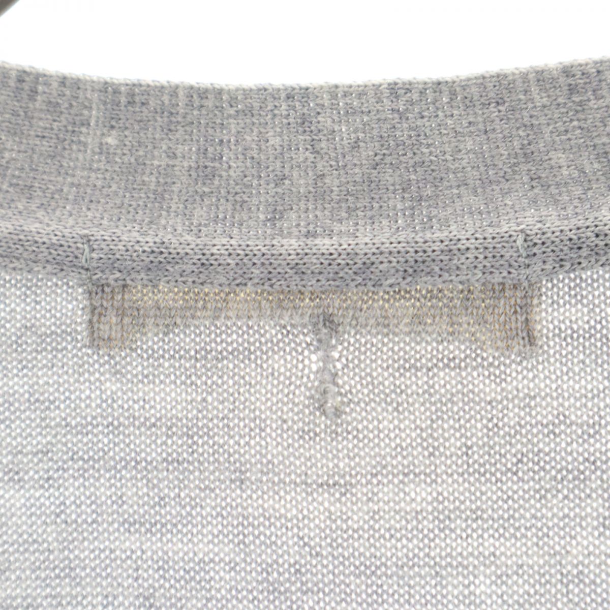 Arnold Palmer アーノルドパーマー 日本製 長袖 Vネック ウール ニット カーディガン L グレー メンズ