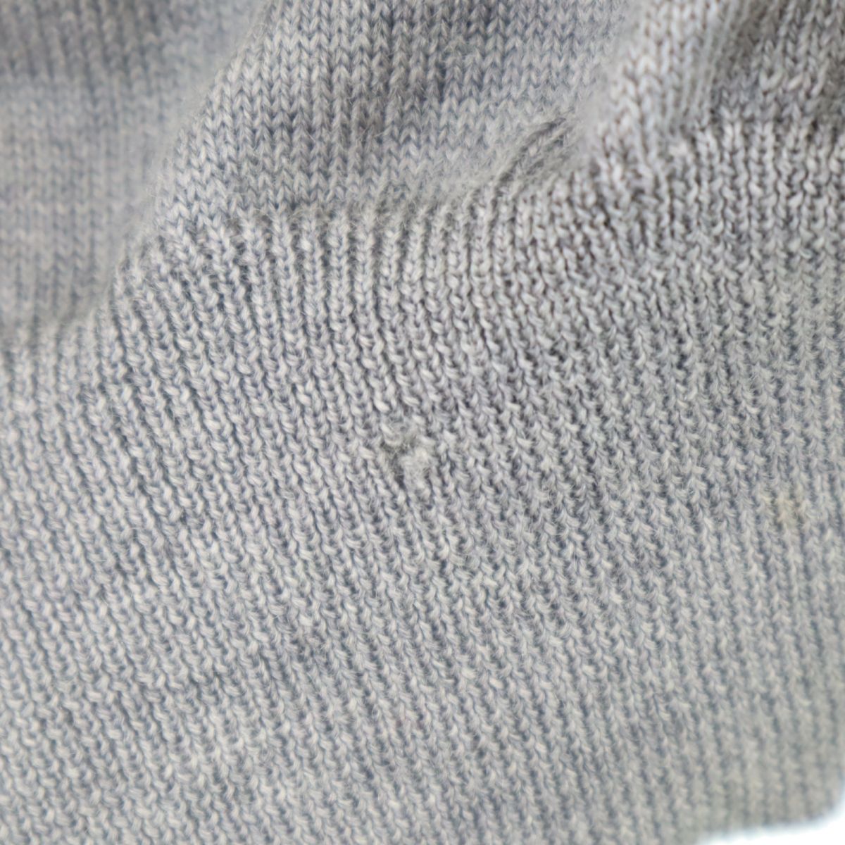 Arnold Palmer アーノルドパーマー 日本製 長袖 Vネック ウール ニット カーディガン L グレー メンズ