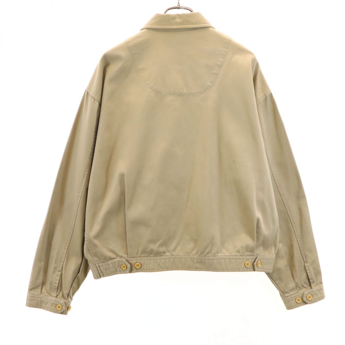 ポロバイラルフローレン スウィングトップ コットンジャケット L ベージュ Polo by Ralph Lauren メンズ