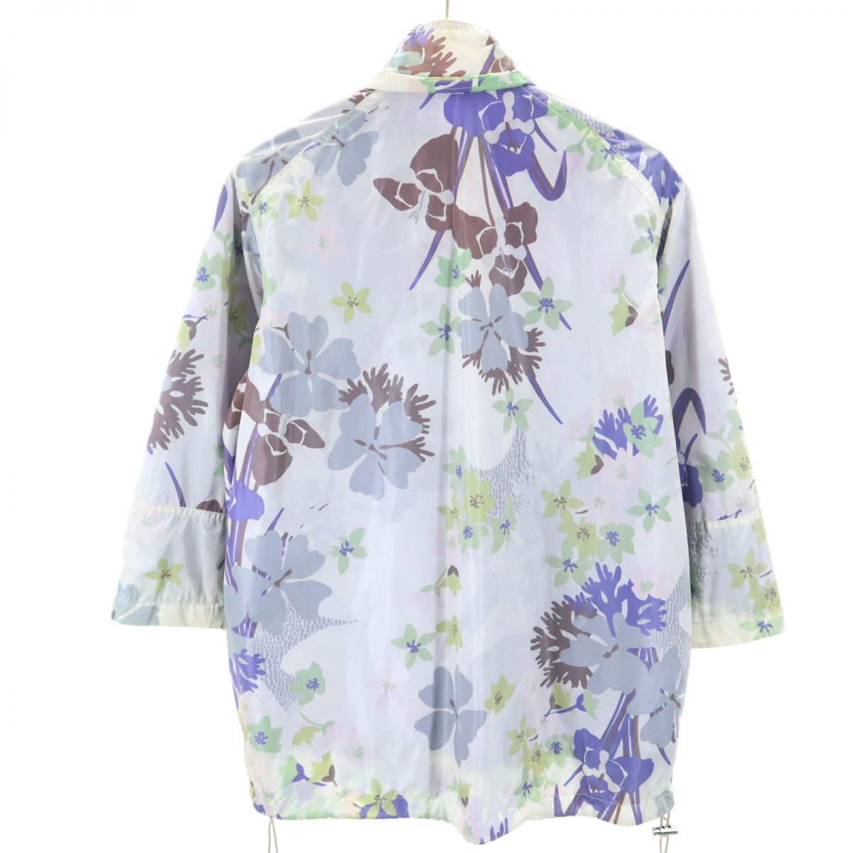 ETRO エトロ 総柄 7分袖 ナイロンジャケット 40 レディース