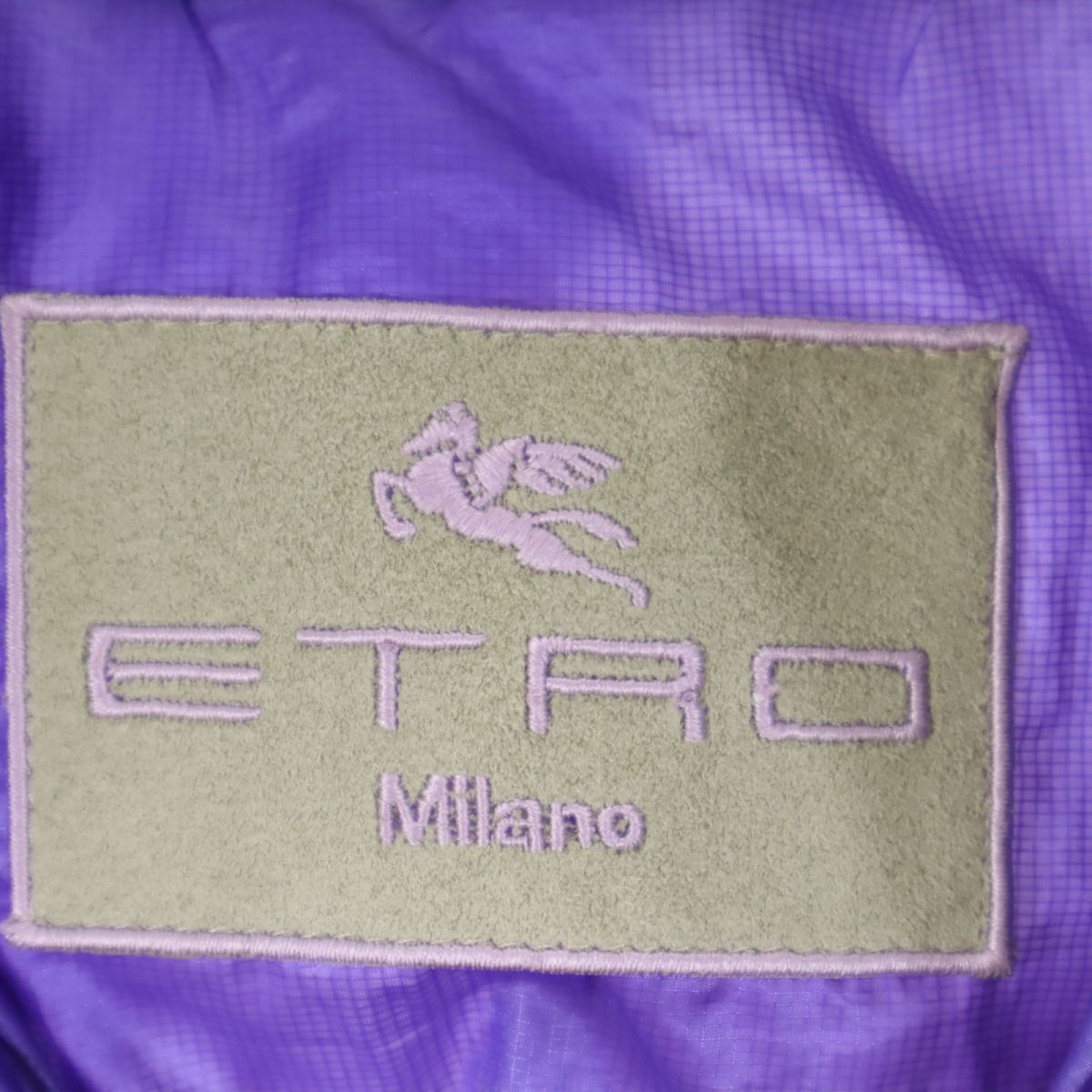 ETRO エトロ 総柄 7分袖 ナイロンジャケット 40 レディース