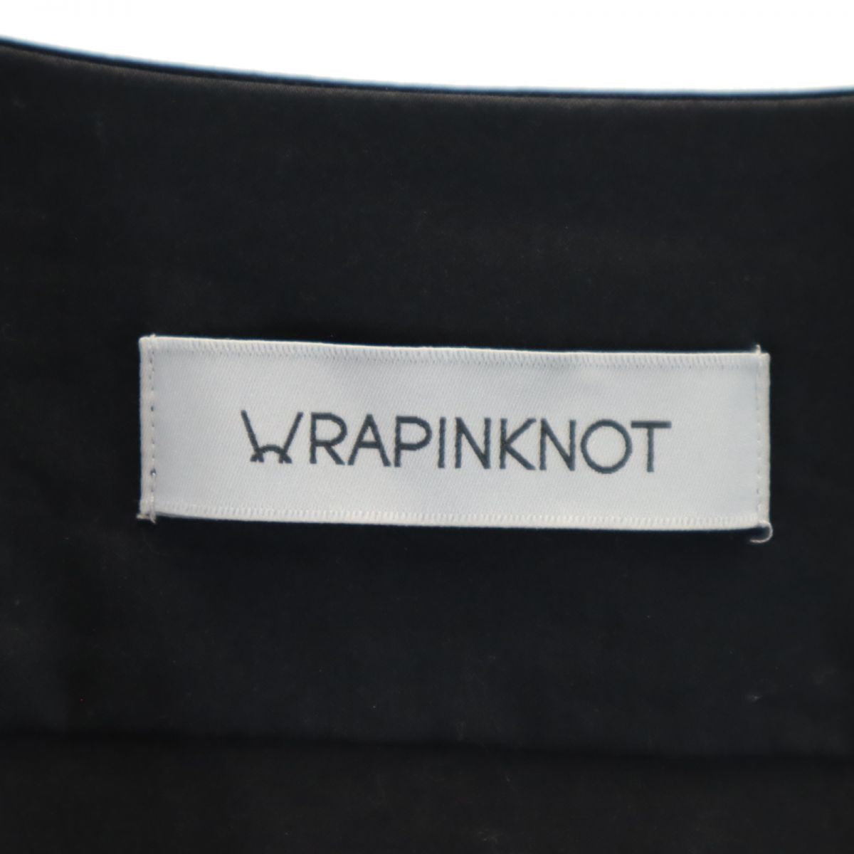 WRAPINKNOT ラッピンノット 長袖 ストレッチ カットソー 2 ブラック系 ニット メンズ