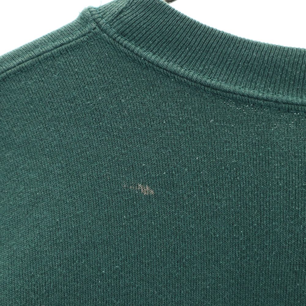 NUTMEG ナツメグ 90s オールド パッカーズ 長袖 トレーナー XL グリーン系 スウェット 裏起毛 メンズ