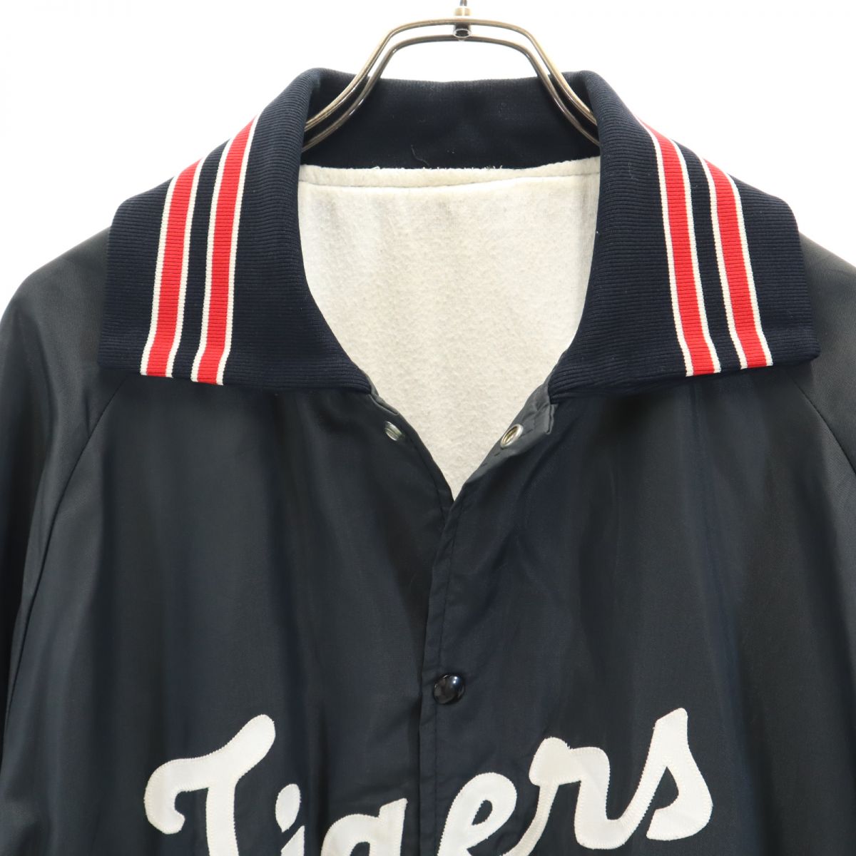 OLD オールド 80s 90s USA製 Tigers ナイロンジャケット ブラック系 メンズ