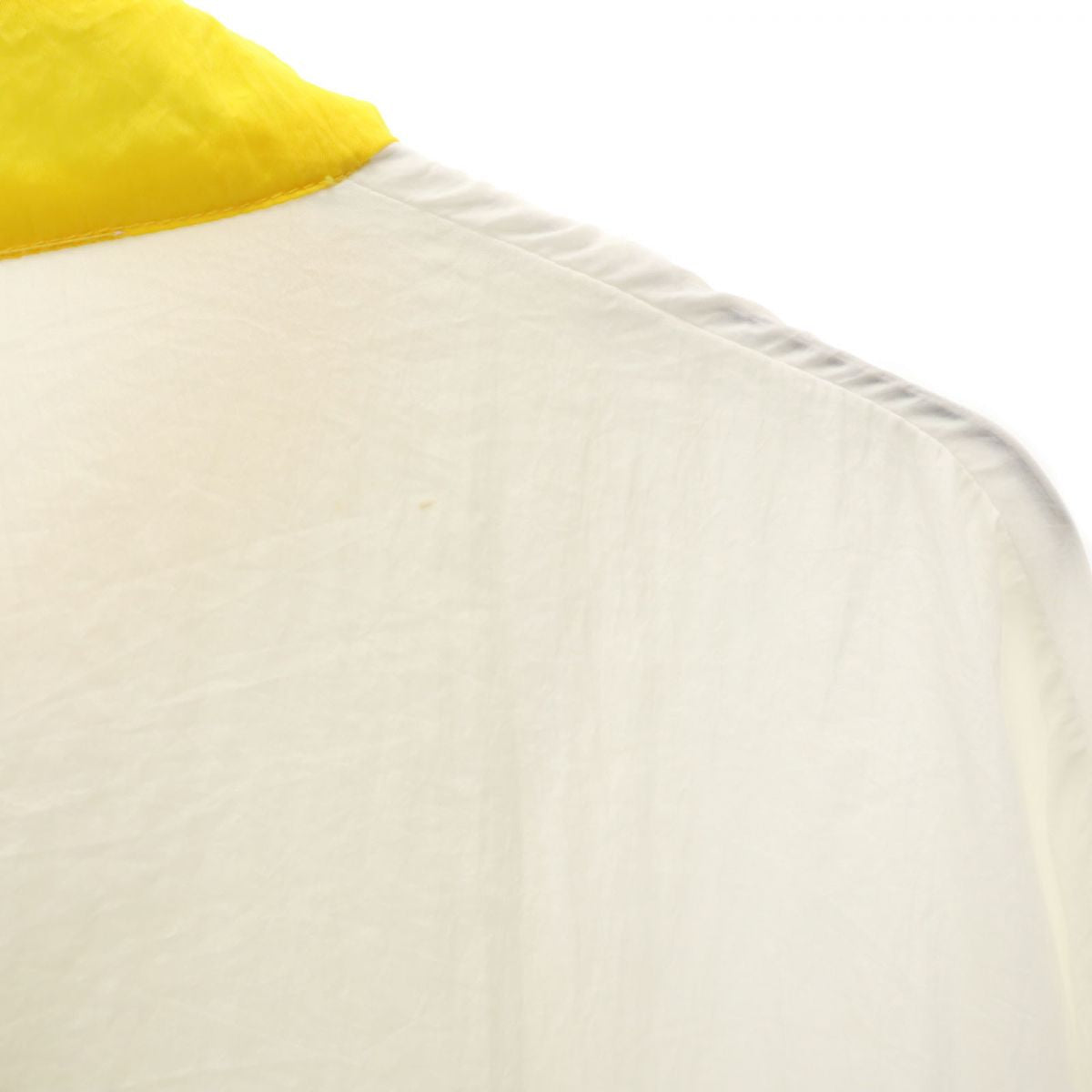 NIKE ナイキ 90s オールド 白タグ ハーフジップ ナイロンジャケット M 白×黒 プルオーバー メンズ