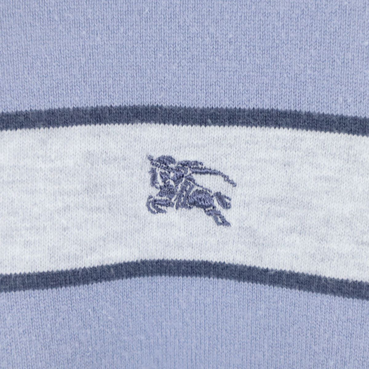 BURBERRY バーバリー 三陽商会 日本製 ボーダー柄 長袖 Tシャツ 140A グレー系 ロンT キッズ