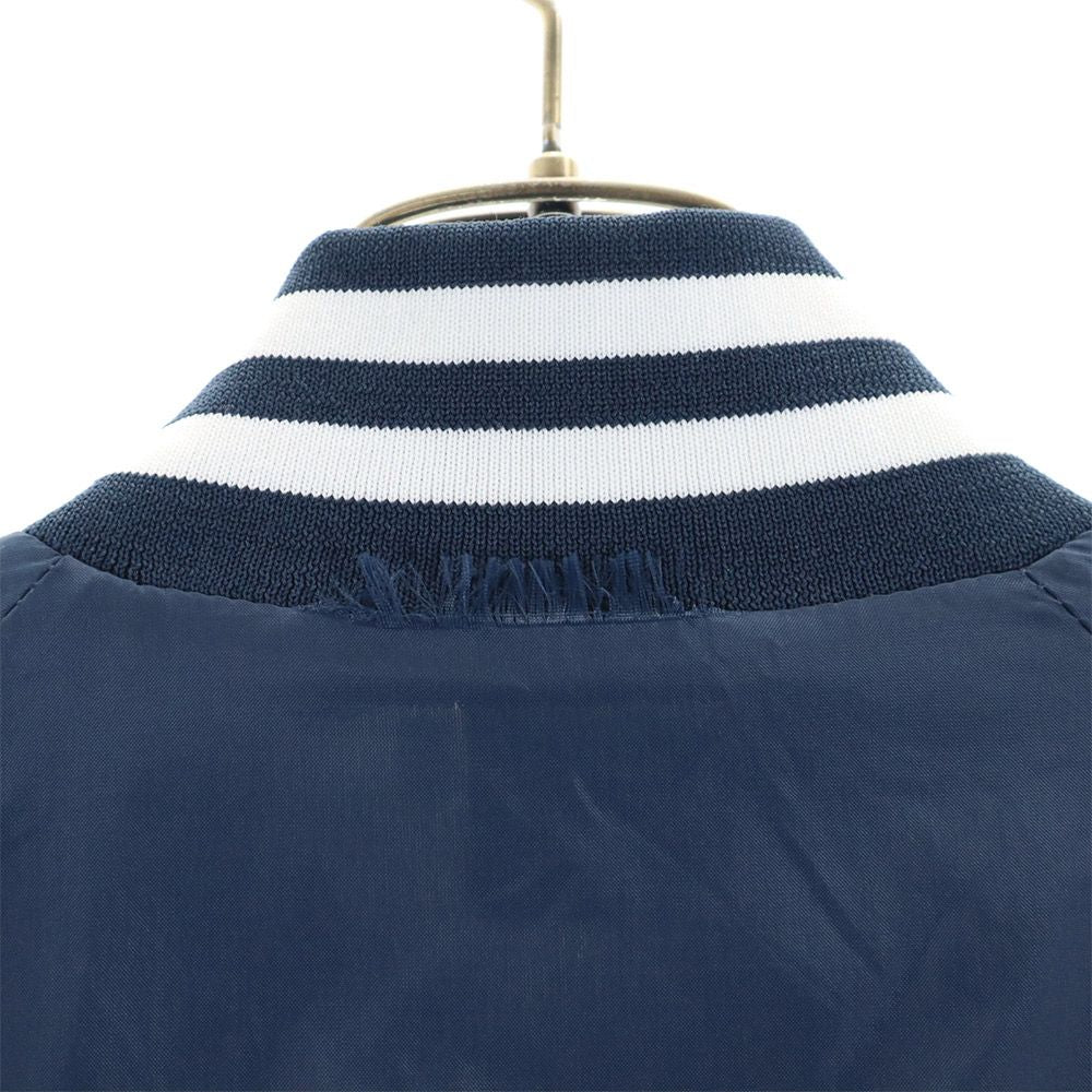 knit shirt exchange 90s オールド 長袖 スタジャン M ネイビー系 メンズ