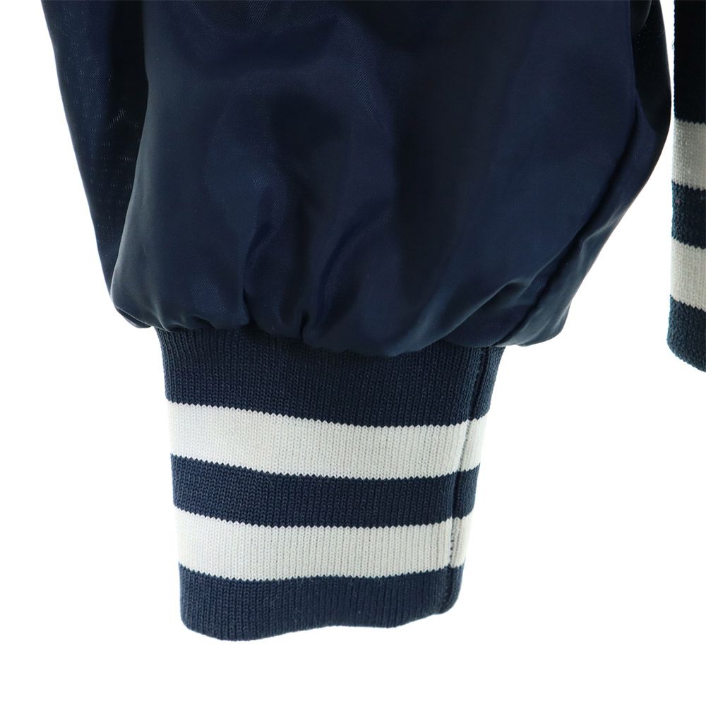 knit shirt exchange 90s オールド 長袖 スタジャン M ネイビー系 メンズ