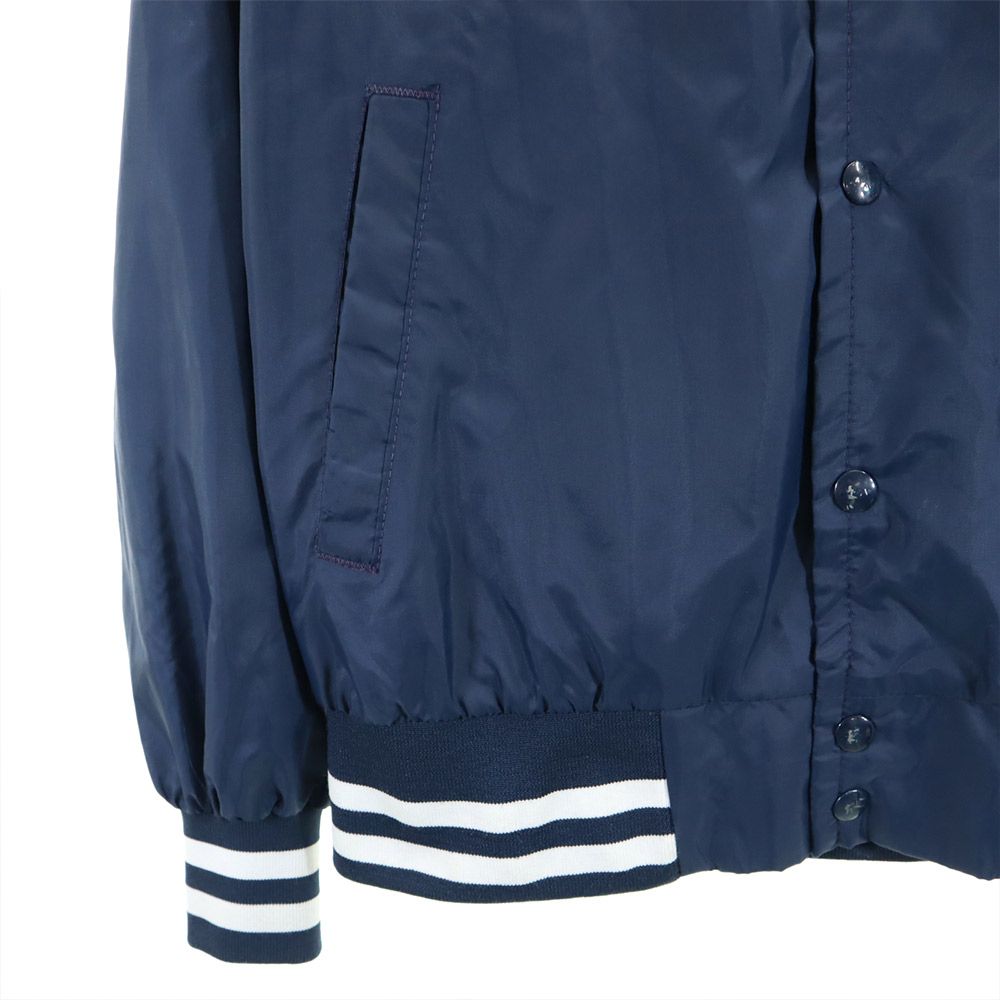 knit shirt exchange 90s オールド 長袖 スタジャン M ネイビー系 メンズ