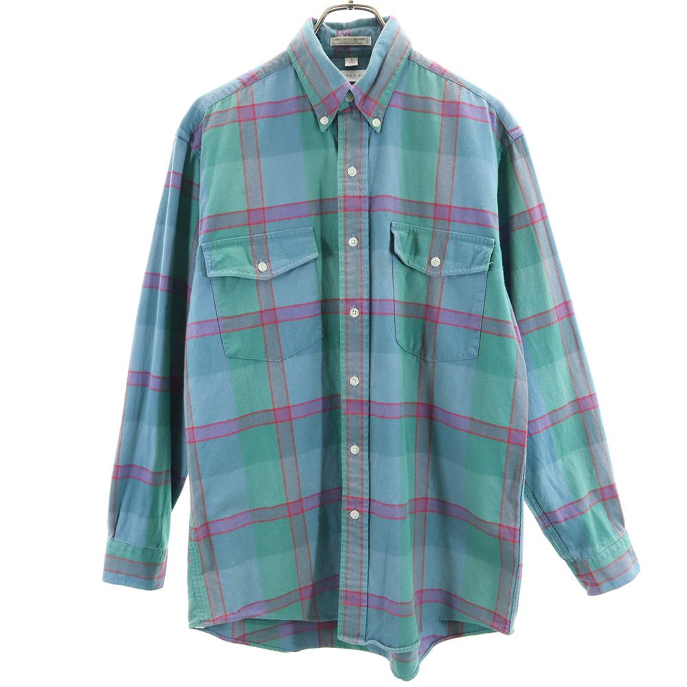 GEOFFREY BEENE ジェフリービーン 長袖 ボタンダウンシャツ S メンズ