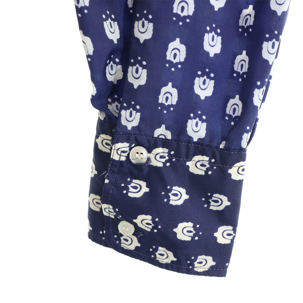 WHITE STAG ホワイトスタッグ 日本製 長袖 シャツ ネイビー メンズ