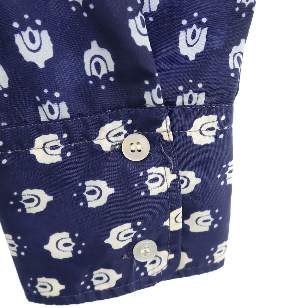 WHITE STAG ホワイトスタッグ 日本製 長袖 シャツ ネイビー メンズ